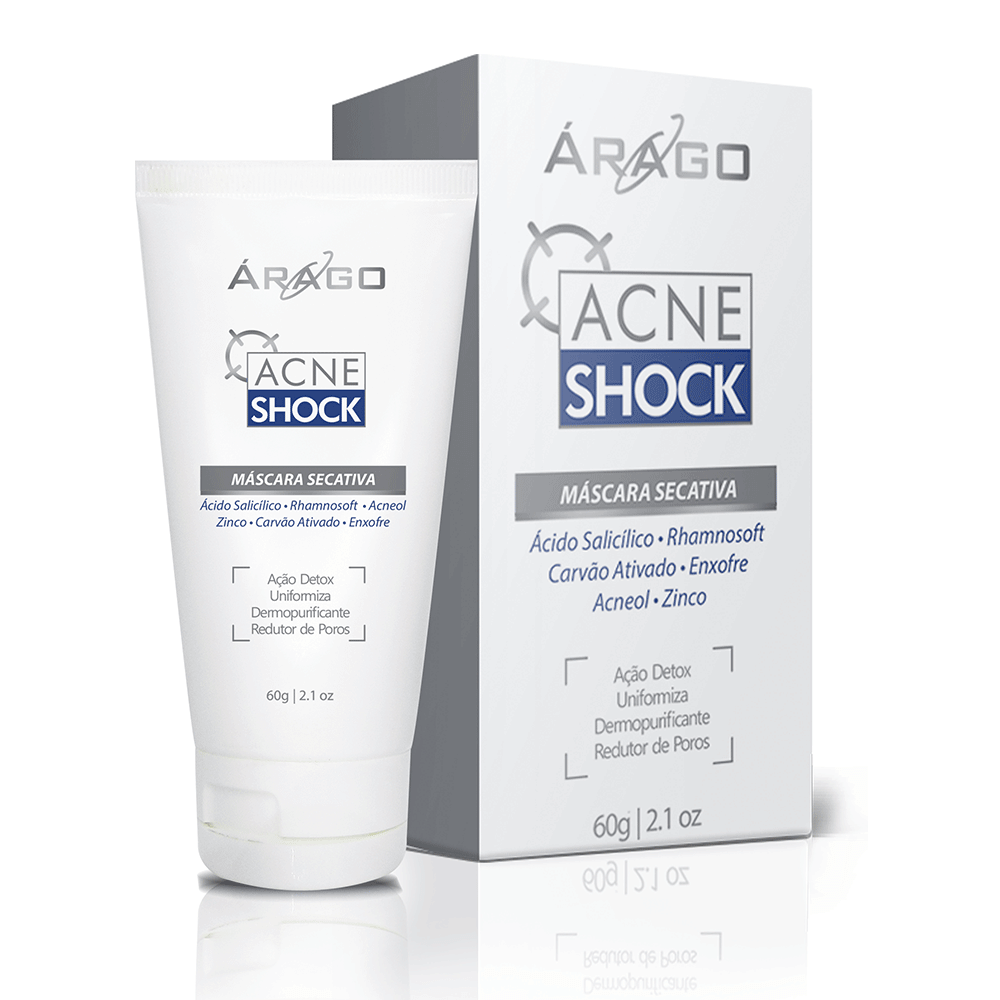 AcneShock M&aacute;scara Secativa 60g - &Aacute;rago