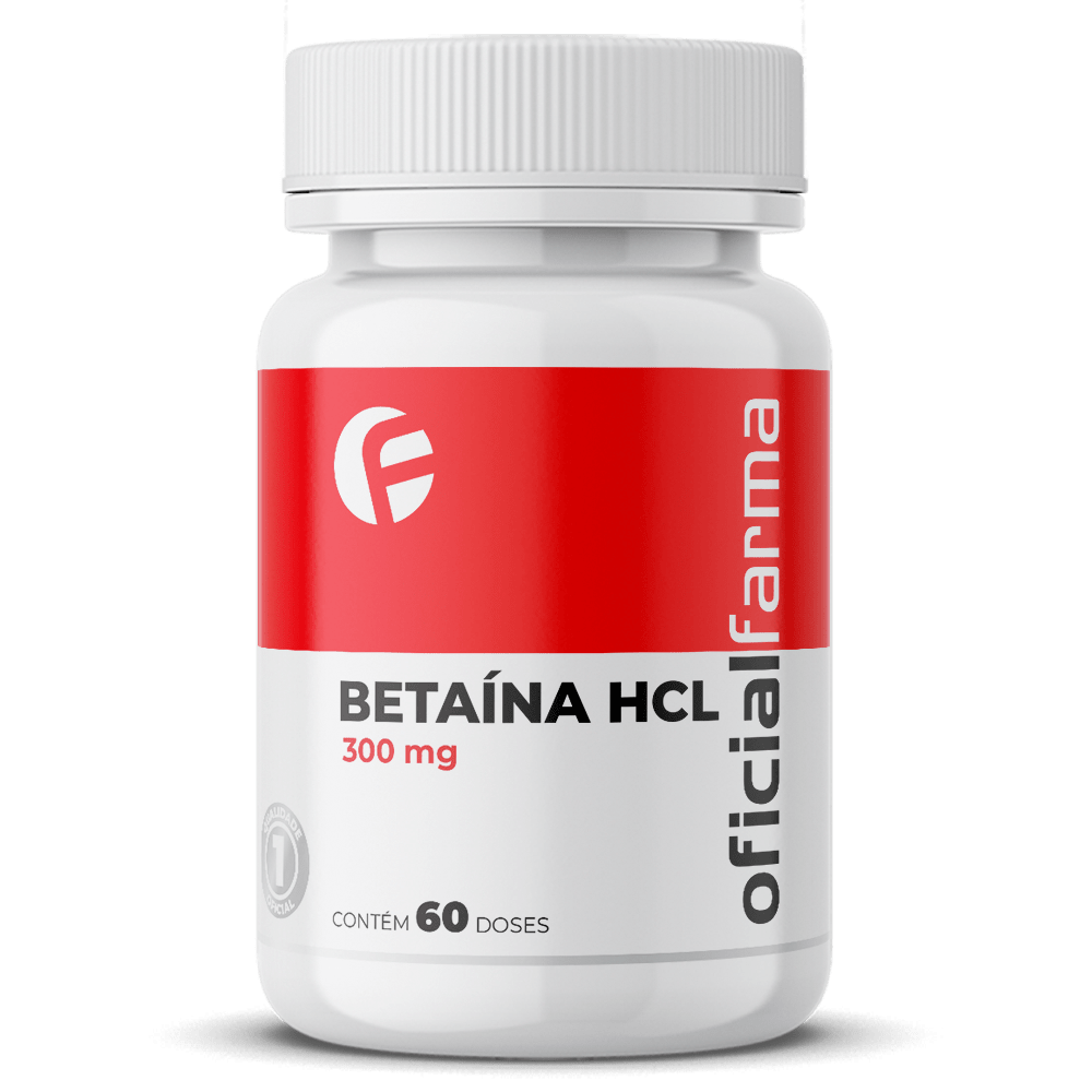 Beta&iacute;na HCL 300mg 60 Doses
