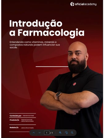 CURSO INTRODUÇÃO A FARMACOLOGIA