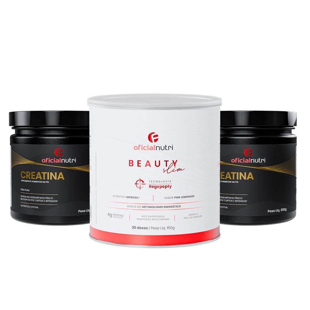 2 Creatina 300g + Beauty Slim