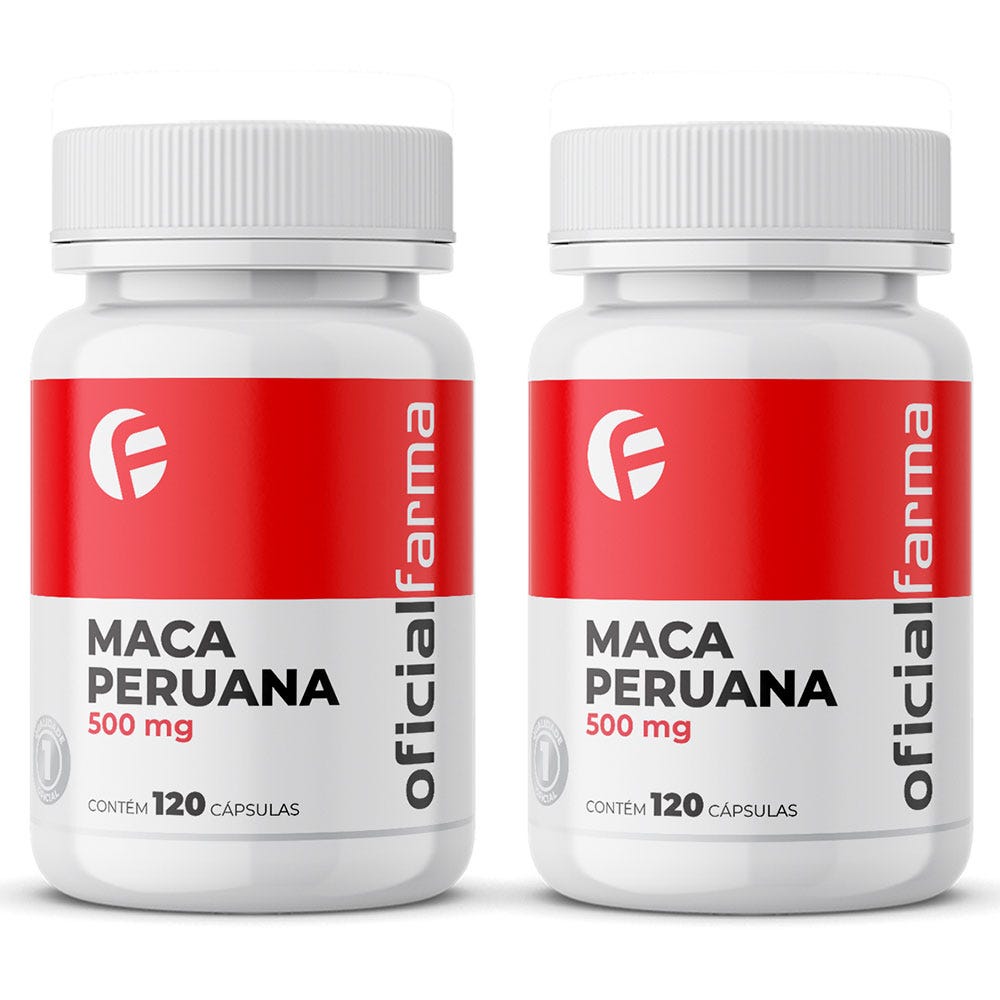 2 Maca Peruana 500mg 120 C&aacute;psulas