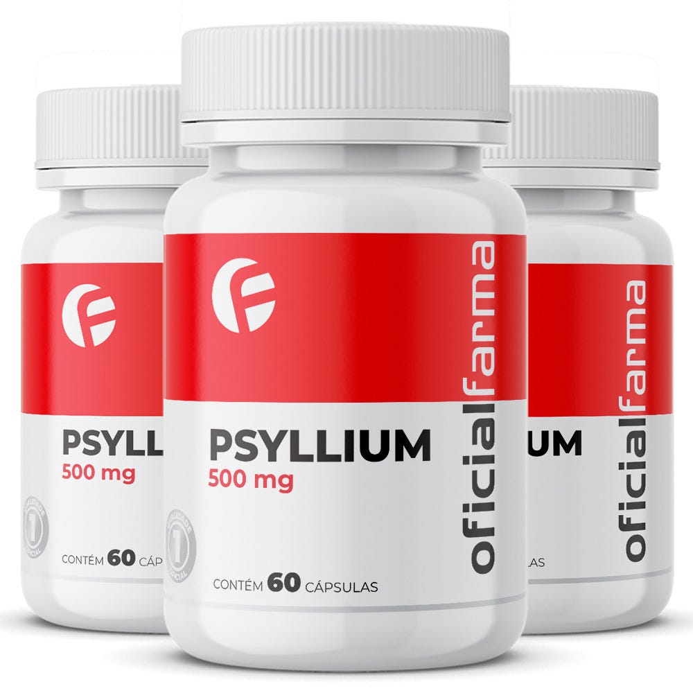 3 Psyllium 500Mg 60 C&aacute;psulas