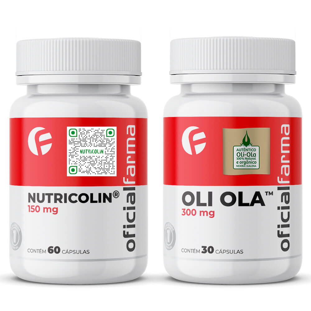 Nutricolin&reg; 150mg 60 C&aacute;psulas + Oli Ola&trade; 300mg Peeling 30 C&aacute;psulas