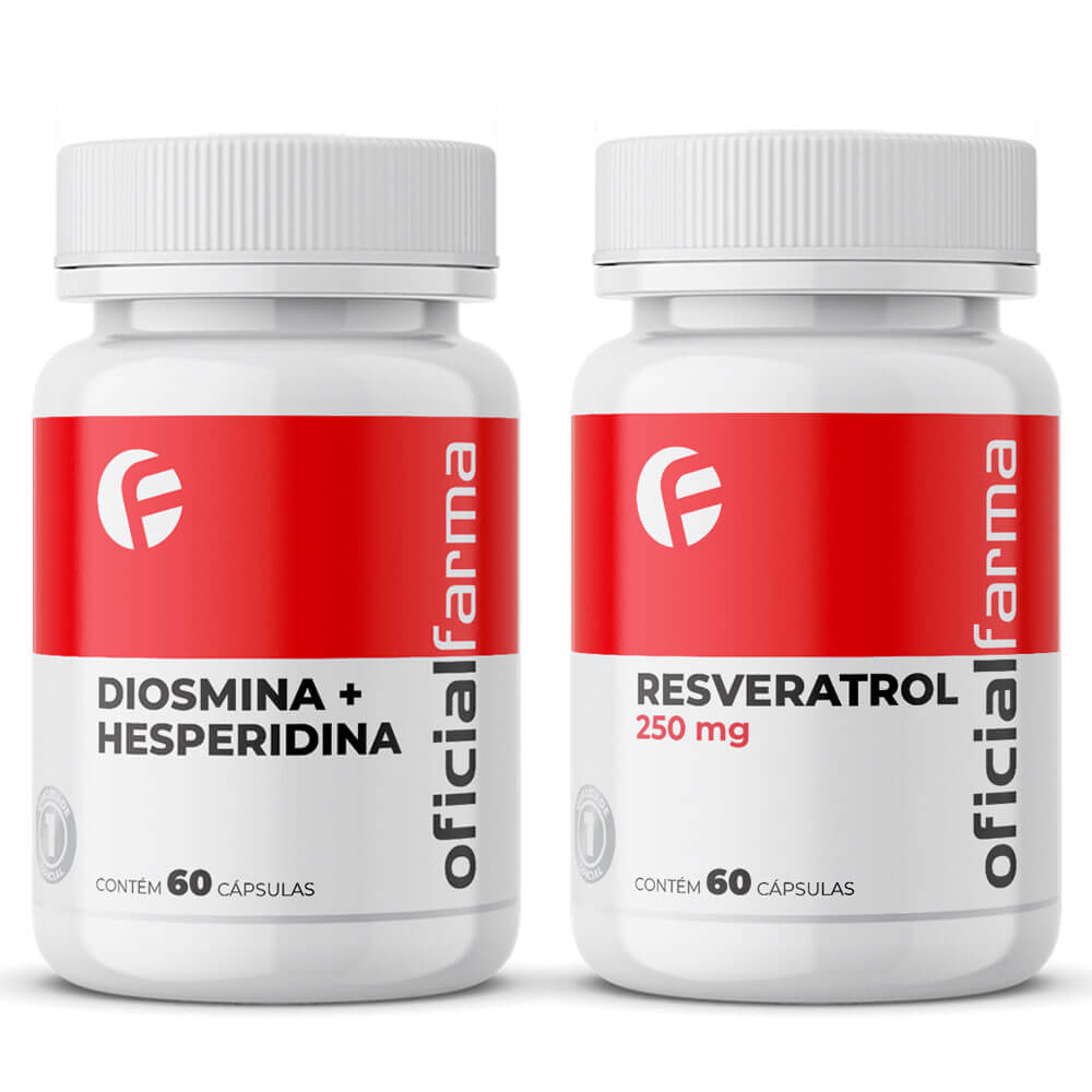 Sa&uacute;de Cardiovascular - Diosmina + Hesperidina + Resveratrol