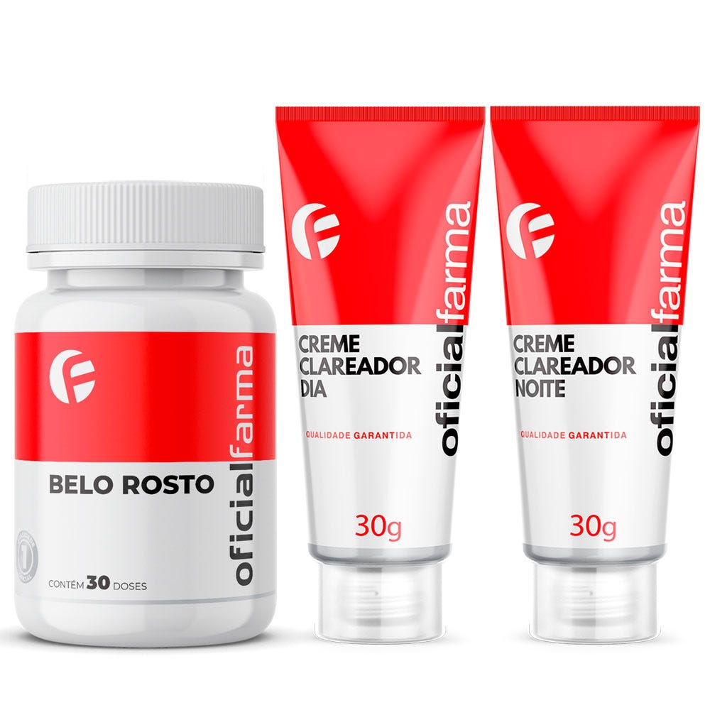 Tratamento De Manchas Faciais (Belo Rosto + Creme diurno + creme noturno)