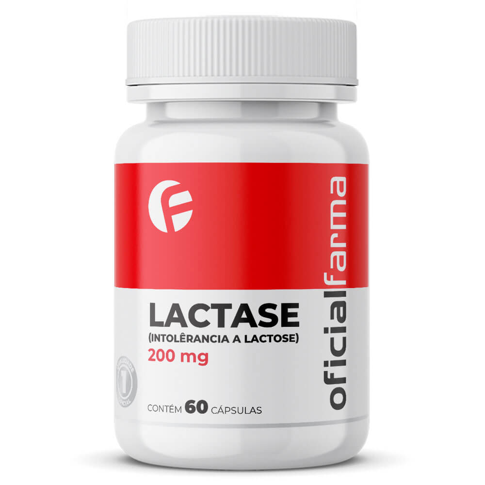 Lactase Enzima 200mg (1.000 U.FCC) 60 C&aacute;psulas