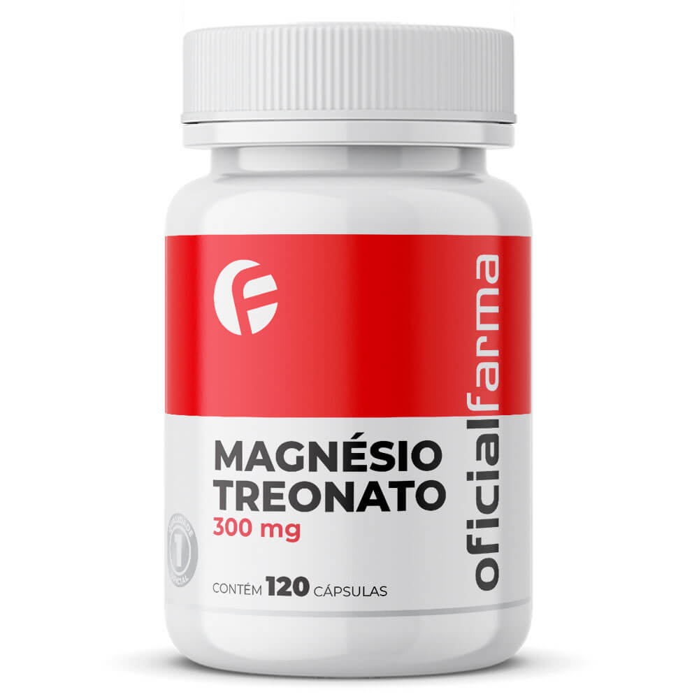 Magn&eacute;sio Treonato 300Mg 120 C&aacute;psulas