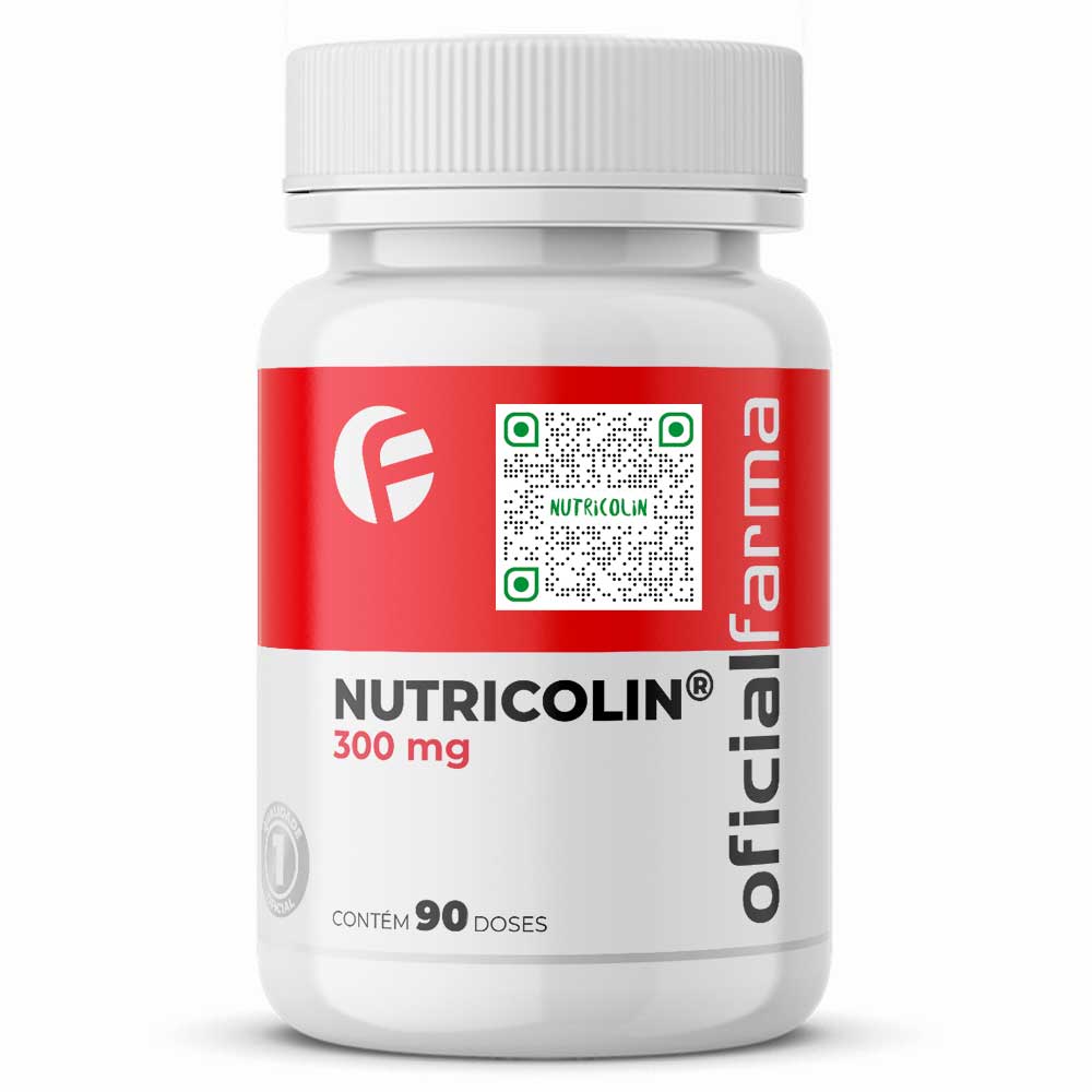 Nutricolin&reg; 300mg 90 Doses com Selo de Autenticidade