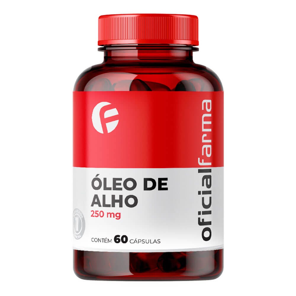 &Oacute;leo de Alho 250mg 60 C&aacute;psulas