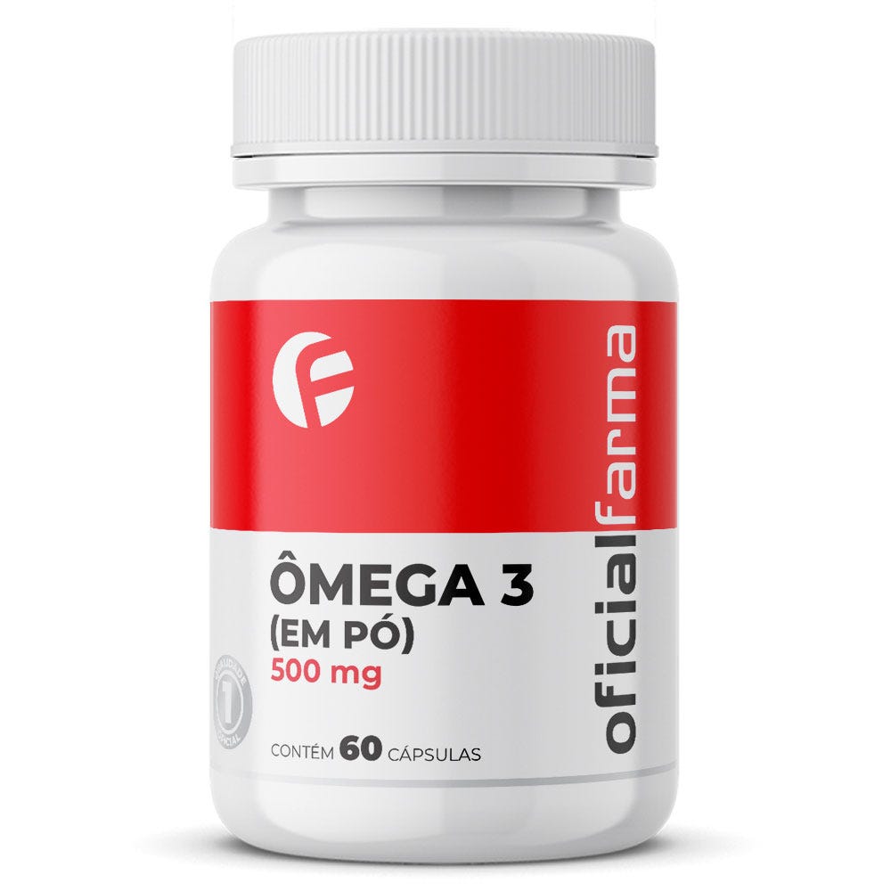 &Ocirc;mega 3 500mg Em P&oacute; 60 C&aacute;psulas