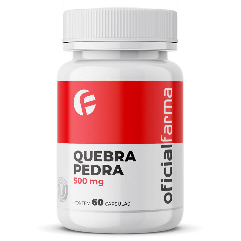Quebra Pedra 500mg 60 C&aacute;psulas