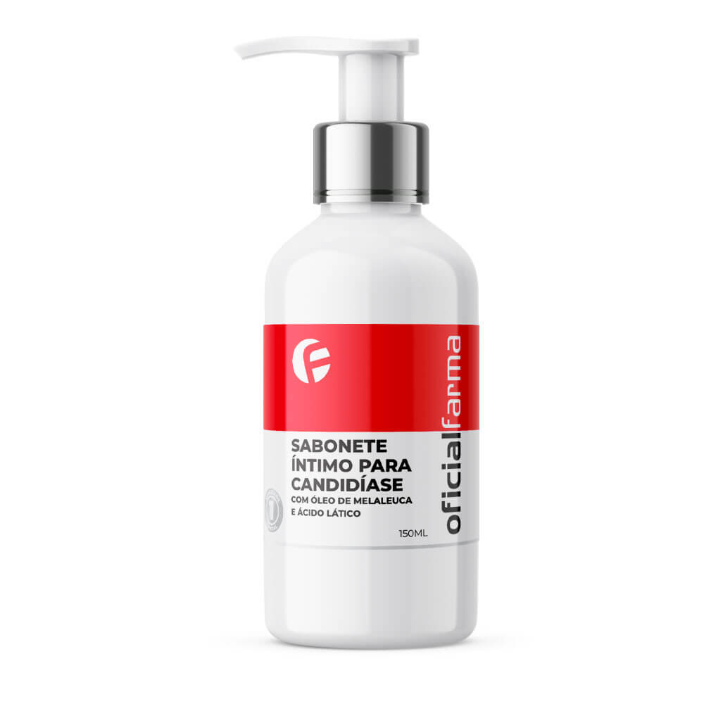 Sabonete &Iacute;ntimo para Candid&iacute;ase com &Oacute;leo de Melaleuca e &Aacute;cido L&aacute;tico 150mL