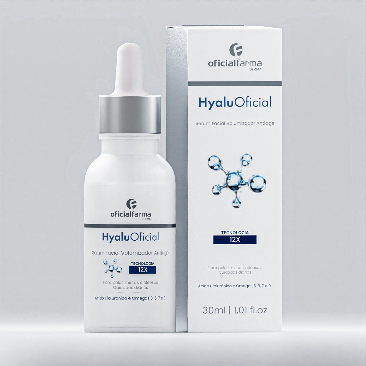 HyaluOficial - S&eacute;rum Facial Volumizador Anti-idade 12X 30mL